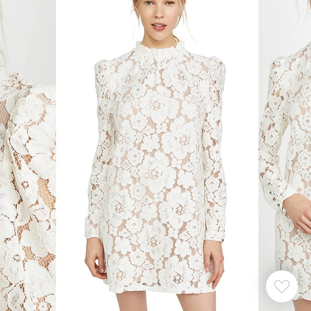 WAYF emma puff sleeve dress XS